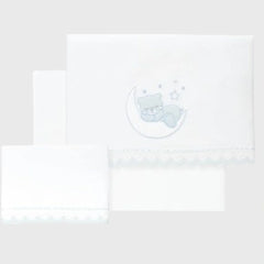 Draps en flanelle ours lune - Interbaby