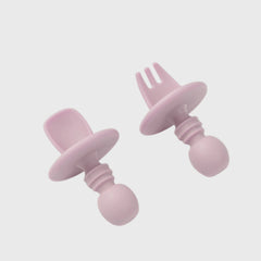 Set de couverts d'apprentissage en silicone - Interbaby