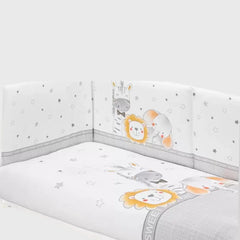 Set 2 Pcs Pour Lit Bébé 60X120 (Couette+ TourDe Lit) Mod Animales - Interbaby