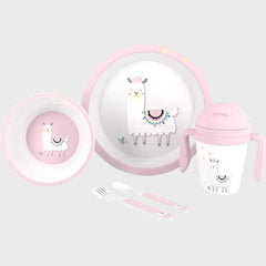 Set Vaisselles 5 Pcs Mod Llama - Interbaby