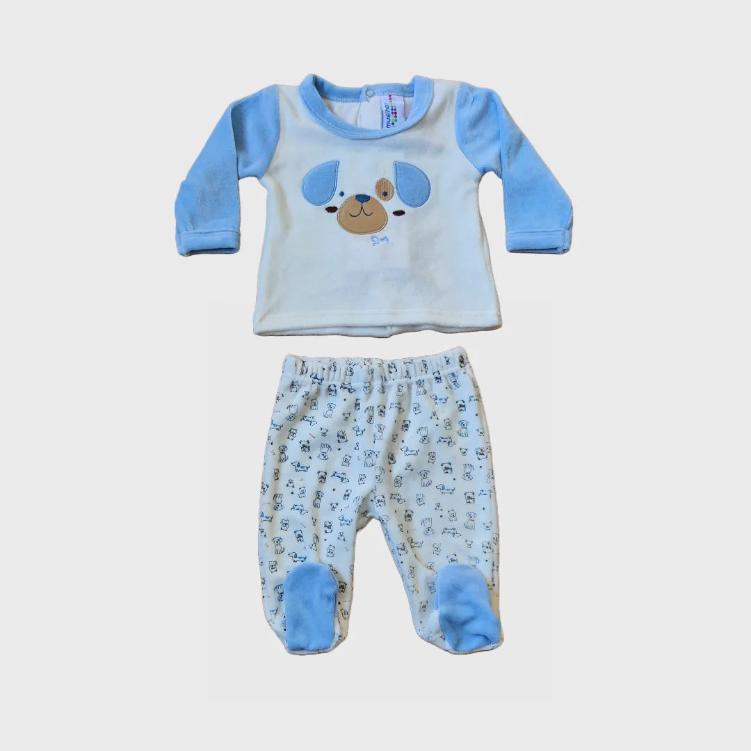 Pyjama d'hiver pour bébé "dog" - Muslher