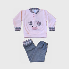 Pyjama d'hiver "pink cow"- Muslher