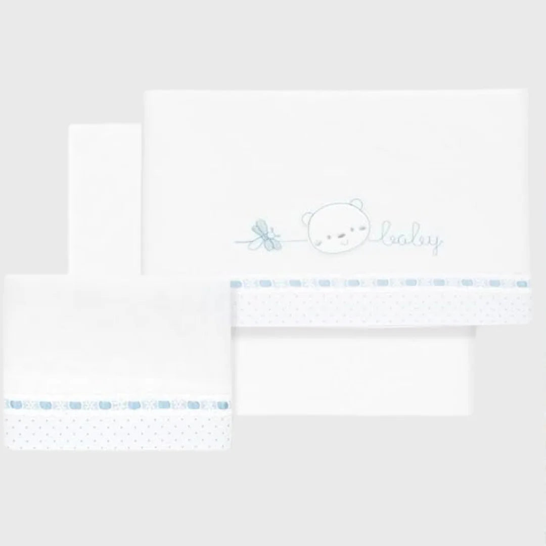 Draps en flanelle visage de bébé ours- Interbaby