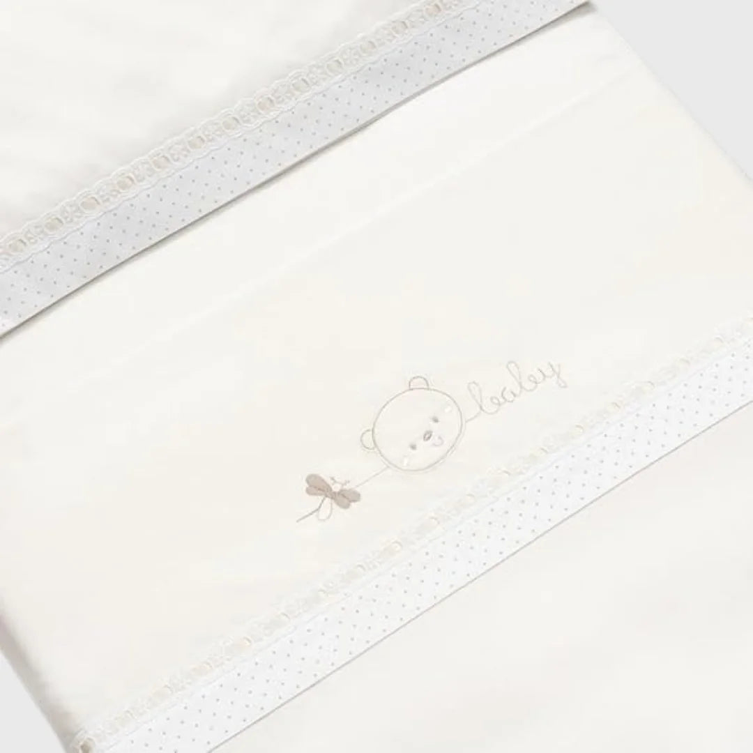 Draps en flanelle visage de bébé ours- Interbaby