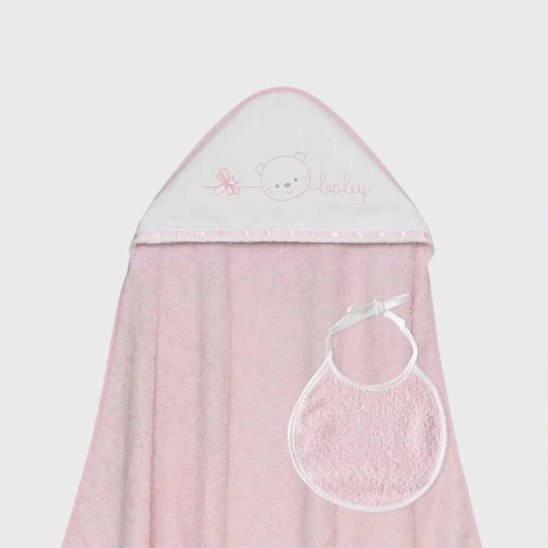 Cape De bain À Capuche Mod visage de bébé ours - Interbaby