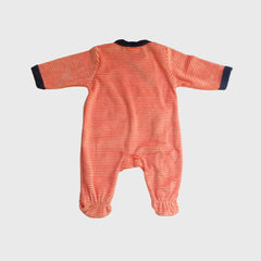 Barboteuse d'hiver pour bébé fusée orange- Muslher