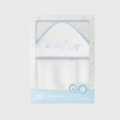 Cape De bain À Capuche Mod Coeur d'ours - Interbaby