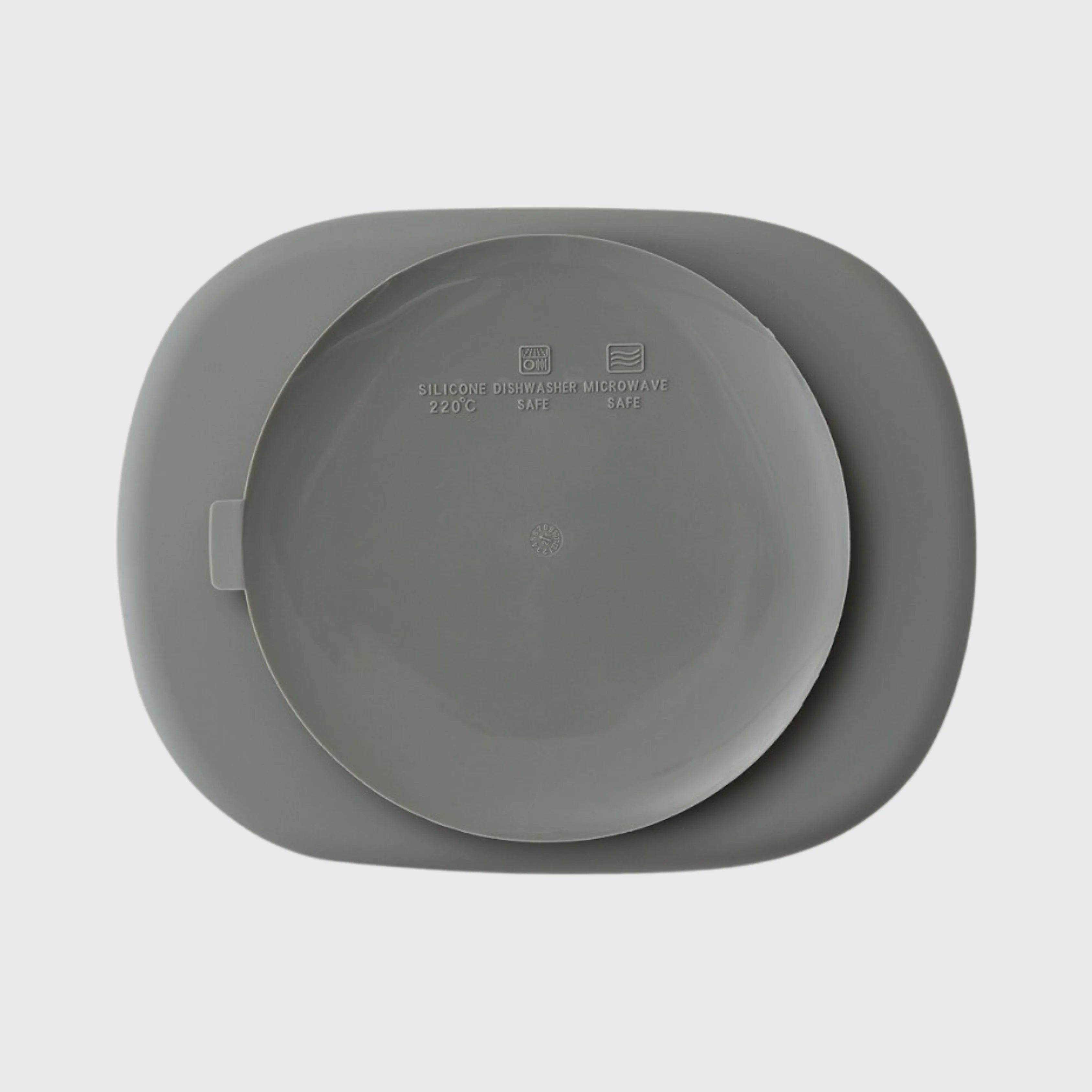 ASSIETTE EN SILICONE AVEC VENTOUSE ET COUVERCLE  - Interbaby