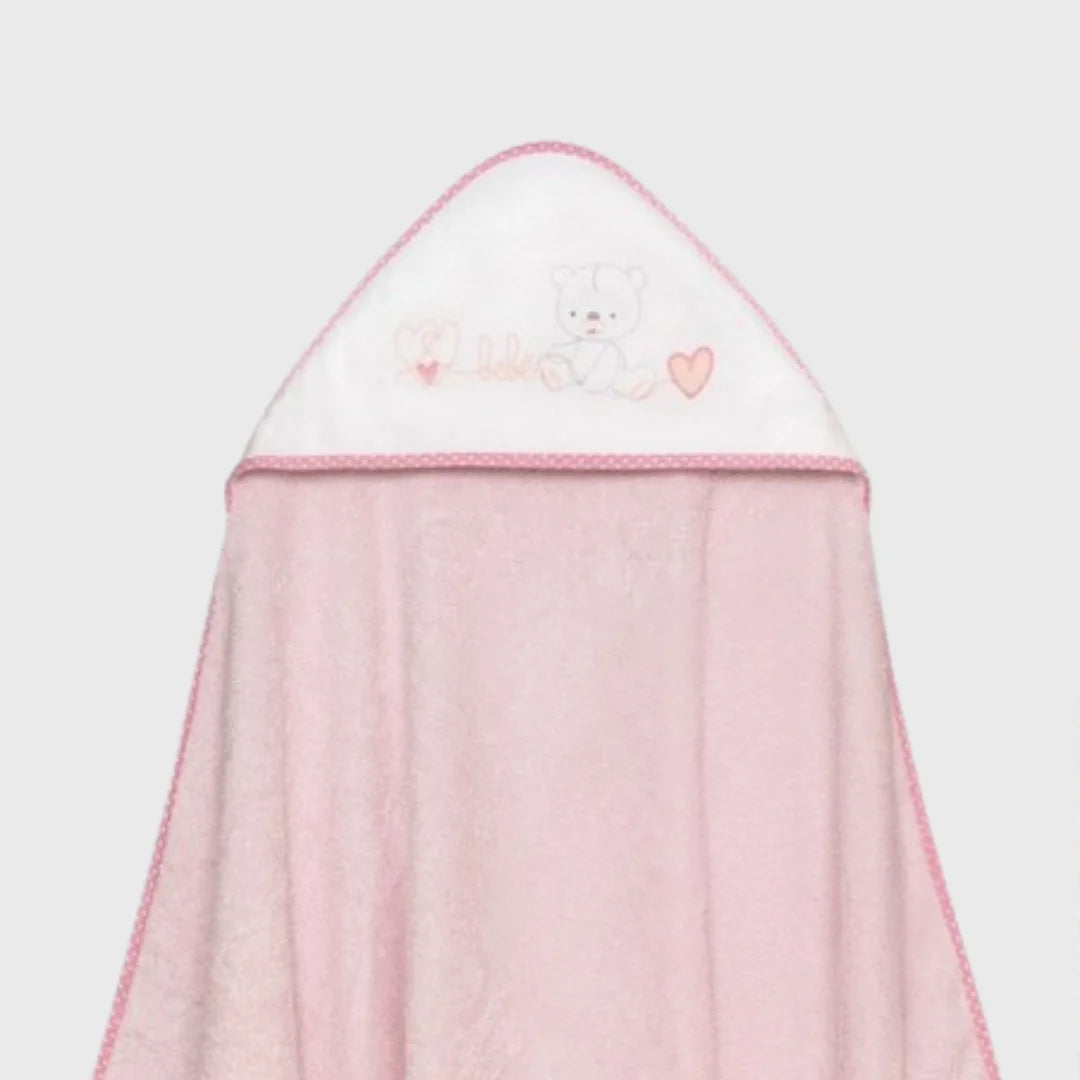 Cape De bain À Capuche Mod Coeur d'ours - Interbaby