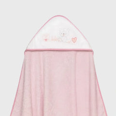 Cape De bain À Capuche Mod Coeur d'ours - Interbaby