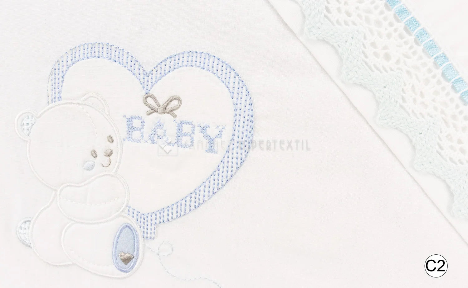 Parure lit 3Pièces Mod Baby Love - Interbaby